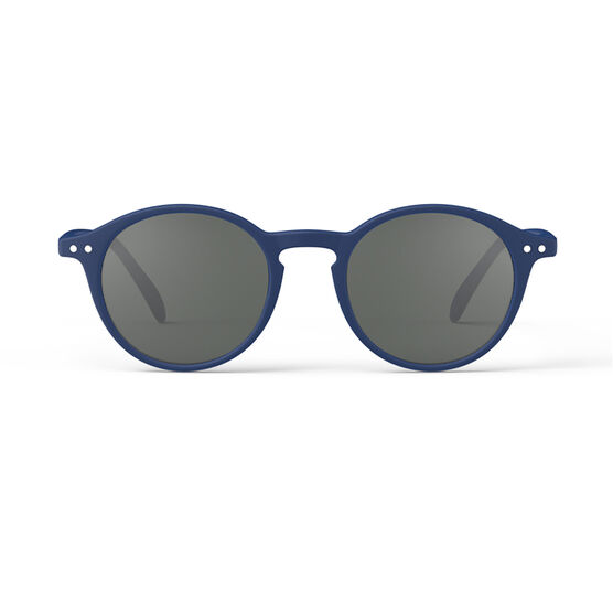 Navy blue round sunglasses